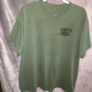 Salmon River men's graphic fishing Tee